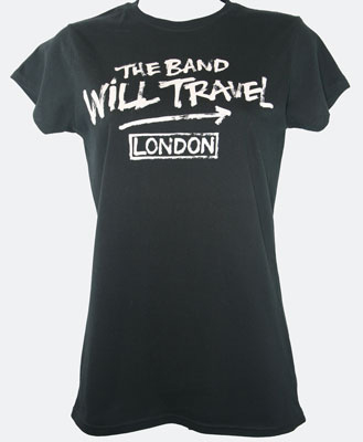 Ladies Fitted 'Band Will Travel' T Shirt