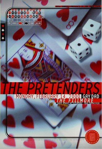 The Pretenders - The Fillmore Poster