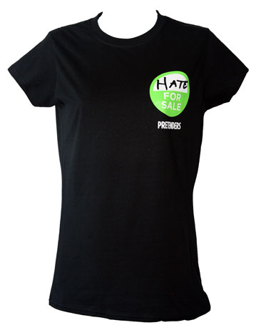 Ladies Fitted Hate For Sale T Shirt