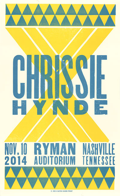 Chrissie Hynde - Ryman Auditorium Print